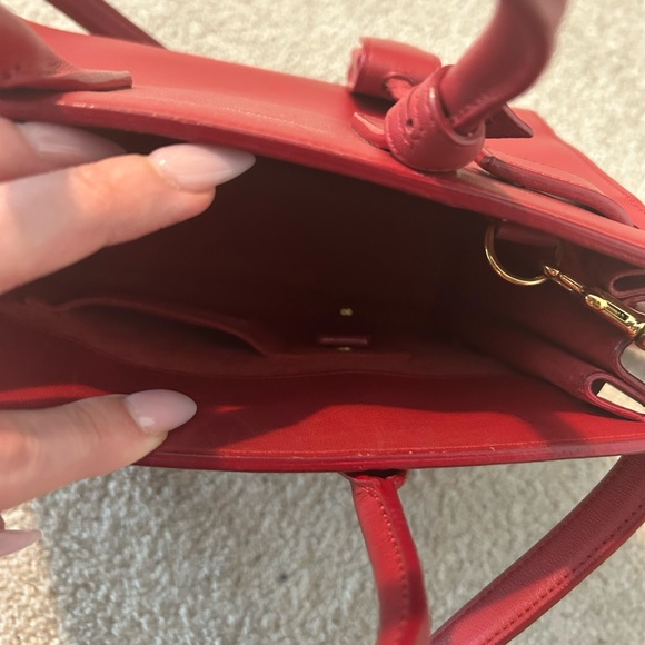 Saint Laurent red sac de jour - Picture 9 of 10